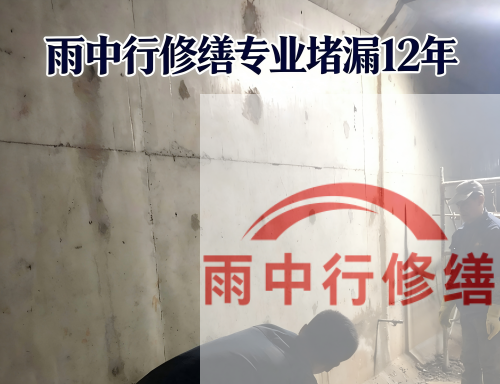 滁州某商场电梯井堵漏案例